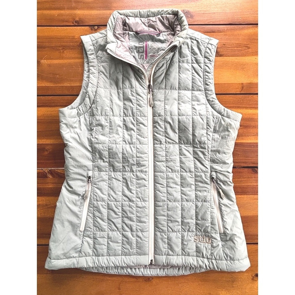 Stio‎ Women's Azura Insulated Vest Sage Green Lightweight Quilted Puffer, Medium